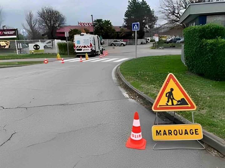 Marquage au sol Grenoble